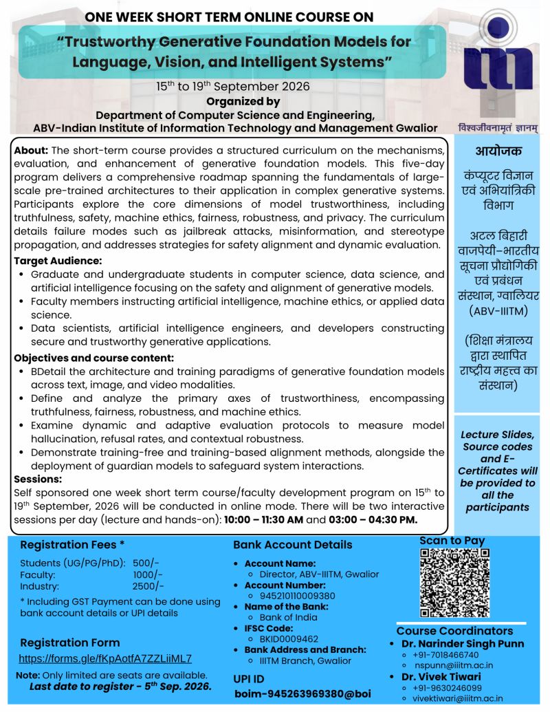 Short Term course on...